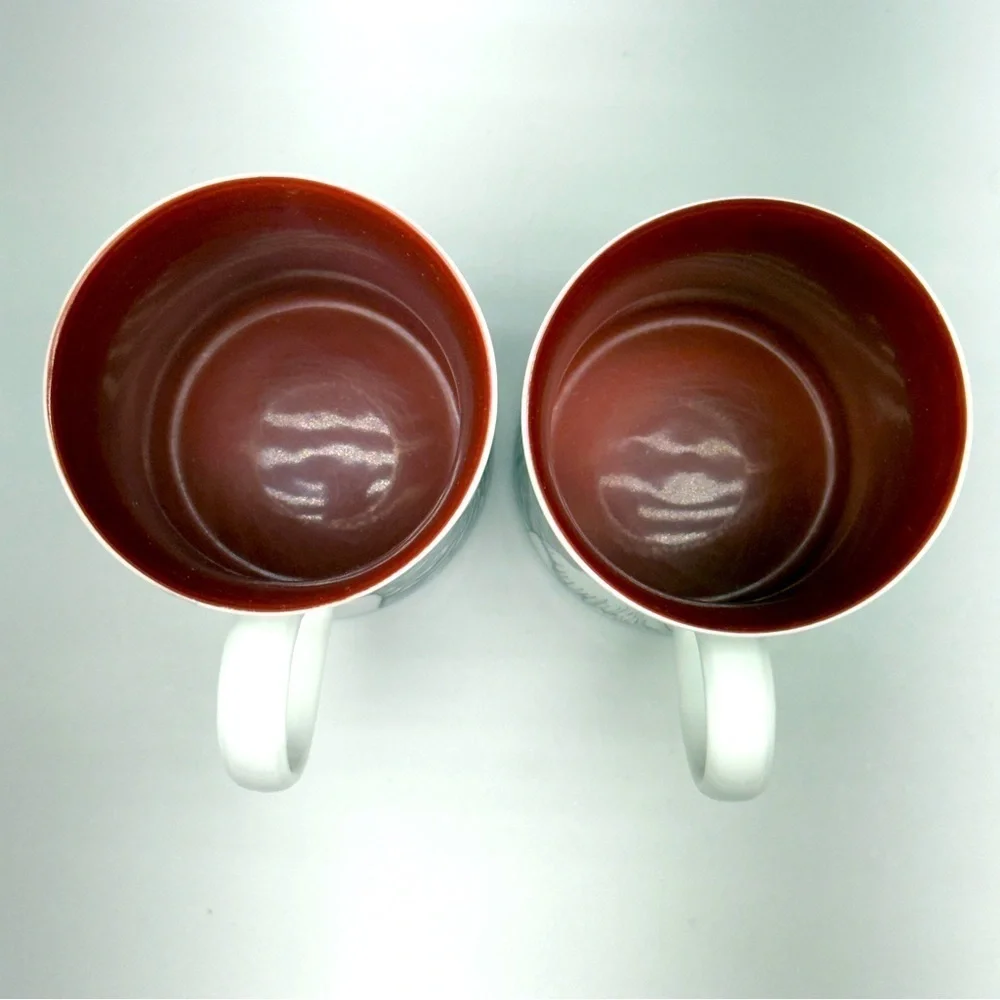 Fitz and Floyd Coq du Villages Chicken Mugs